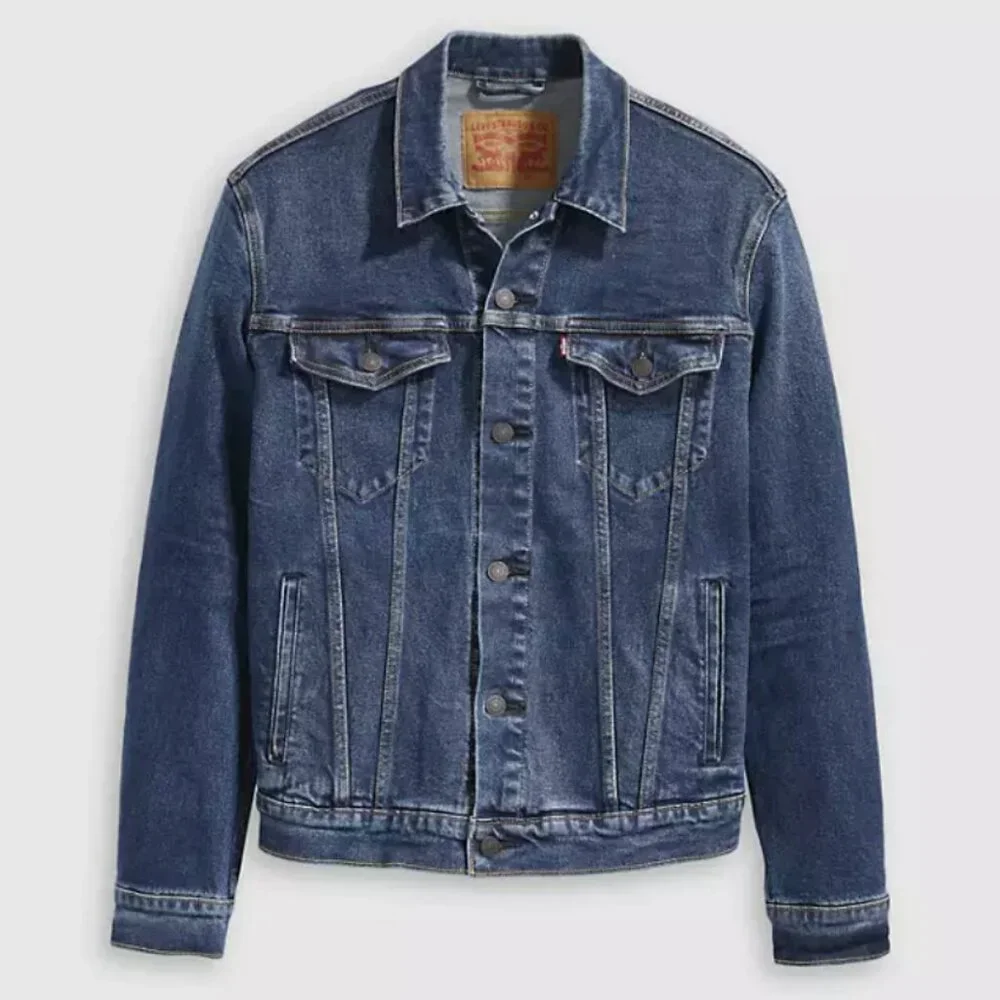 Levi's Trucker Jacket, Colusa - Medium Wash, Size Medium, EUC